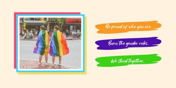 lgbt, gay, lesbian,   Love Is Love Quote Twitter Post Template