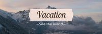 life, lifestyle, travel, Natural Vacation Email Header Template