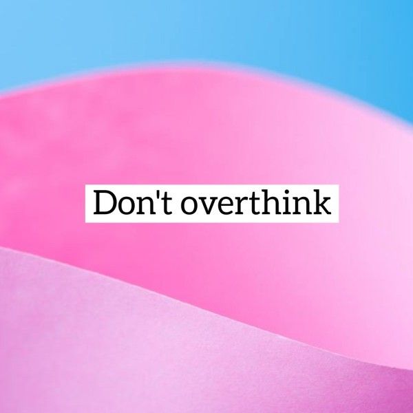 paper, simple, colors, Pink Blue Life Quote Instagram Post Template