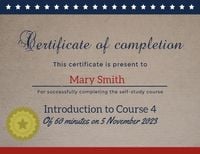 certificate of completion, course certificate, student, Vintage Best Employee Certificate Template