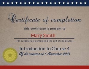 certificate of completion, course certificate, student, Vintage Best Employee Certificate Template