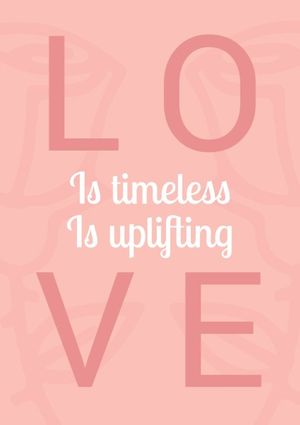 quote, love, simple, Valentine's Day Poster Template