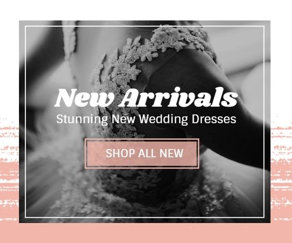 beauty, online sale, dress, New Arrivals Wedding Sale Large Rectangle Template