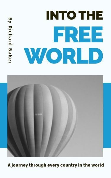 tour, journey, life, Into The Free World Travel Guide Book Book Cover Template