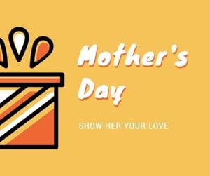 mothers day, festival, holiday, Mother's Day Gift  Facebook Post Template