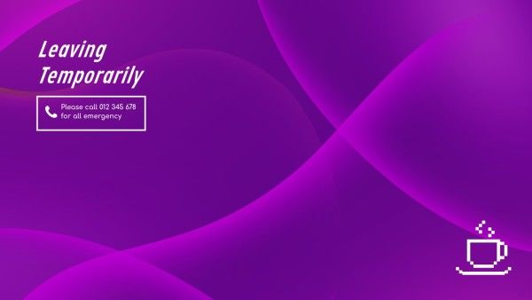 Purple Abstract Gradient Wave Zoom Background