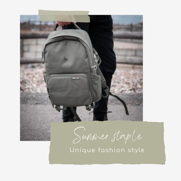 brand, brand building, sale, Simple Fashion Handbags Instagram Post Template