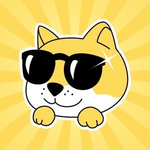 Yellow Cute Funny Doge Discord Profile Picture Avatar Template and Ideas  for Design | Fotor