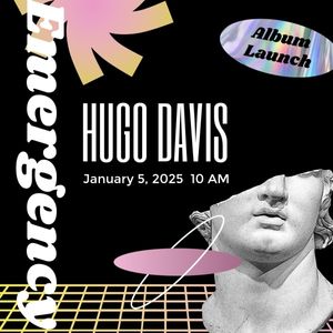 Black Hugo Davis Album Launch Album Cover