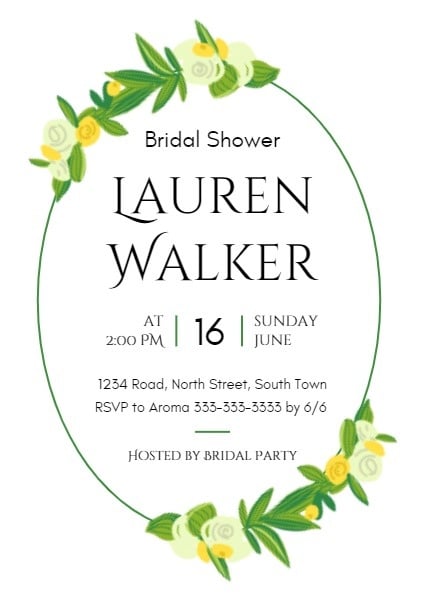 Bridal Show Party Invitation
