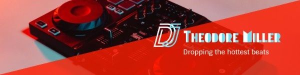 dropping, beats, musical, Music DJ LinkedIn Background Template