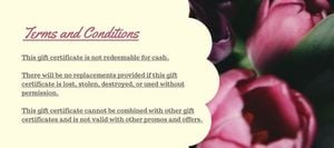 flower, nature, purple, Holiday Sales Event Gift Certificate Template