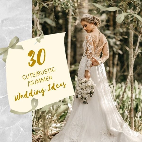 marriage, blog, article, Wedding Ceremony Ideas Instagram Post Template