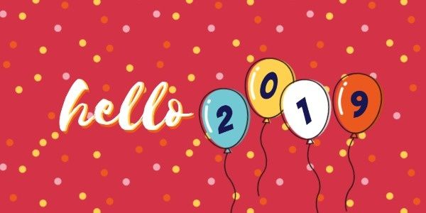 迎接新年 Twitter帖子