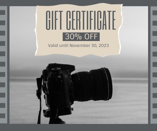 Photography Coupon Facebook Post
