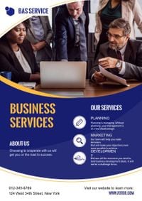 conference, business, services, Commercial Service Poster Poster Template