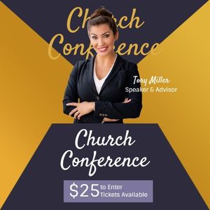 Yellow And Black Church Conference Meeting Instagram Post
