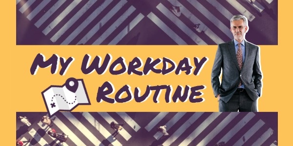 Workday Routine Video Twitter Post