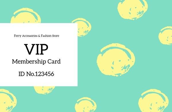 membership card, cards, id number, Ferry Accessories ID Card Template