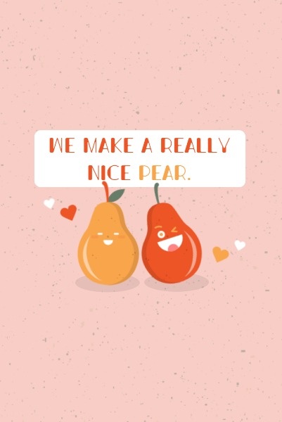 Valentine Nice Pear Pinterest Post