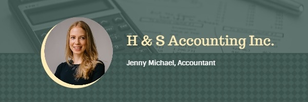 Accounting Company Staff  Email Header
