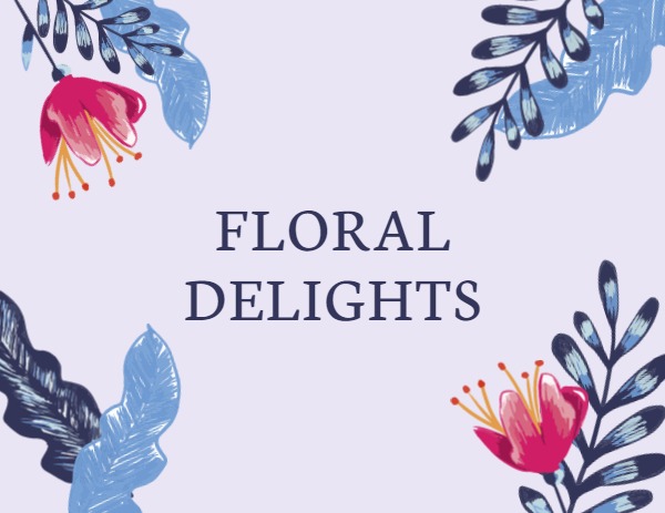 Floral Delights Label