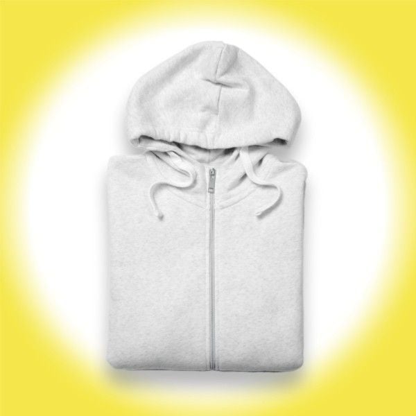clothing, hoodie, general, Yellow Gradient Frame Product Photo Template