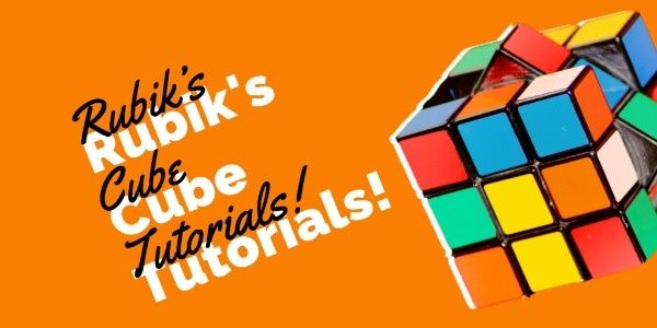 game, fun, toy, Rubik's Cube Tutorial Twitter Post Template