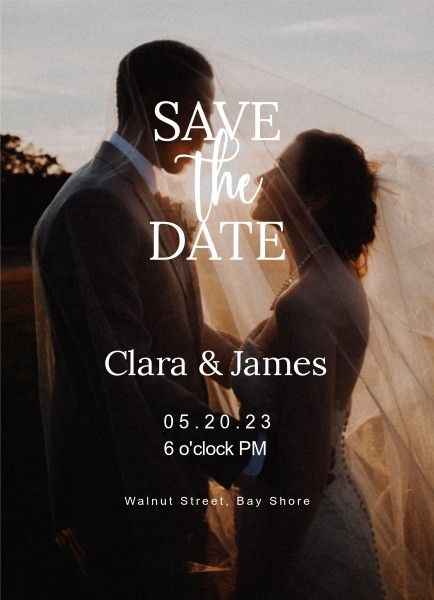 date, party, marriage, Wedding  Announcement Announcement Template