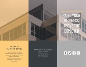 Yellow Business Marketing Service Brochure