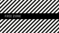 Black And White Stripe Banner Youtube Channel Art