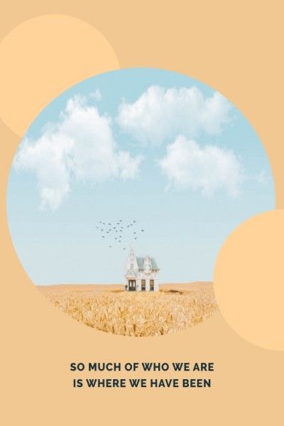 scenery, life, cloud, Yellow Grass And Blue Sky Tumblr Graphic Template