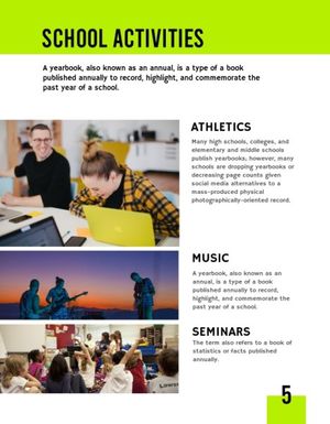 students, school, student, Green And Blue Graduation Yearbook Template