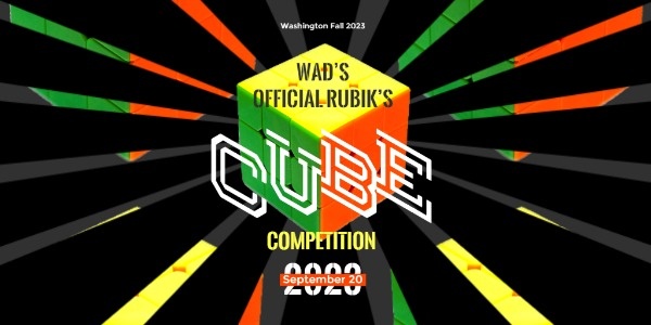 Rubik Cube Competition Twitter Post