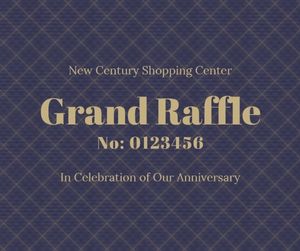 grand raffle, shoping center, sale, Simple Grand Marketing Raffle Facebook Post Template