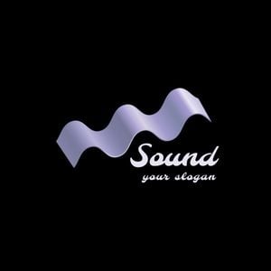 sound, slogan, art, Black Music Logo Template