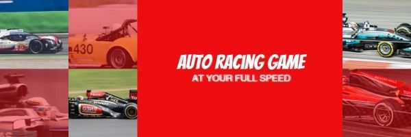 speed, car, race, Auto Racing Game Twitter Cover Template