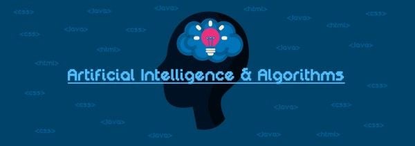 artificial intelligence, algorithms, design, Blue Brain Tumblr Banner Template