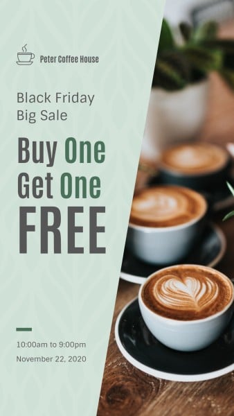 Black Friday Coffee Sale Instagram Story