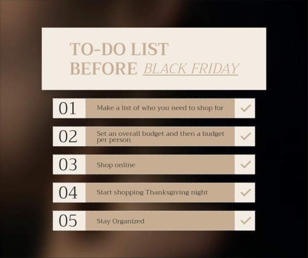 黑色星期五时尚电子商务在线购物品牌清单 Facebook帖子