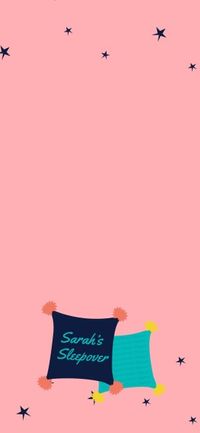ピンクかわいい外泊パーティー Snapchat Geofilter