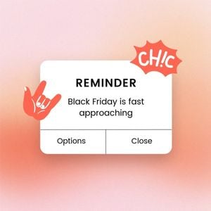 e-commerce, online shopping, promotion, Black Friday Branding Fashion Sale Reminder Instagram Post Template