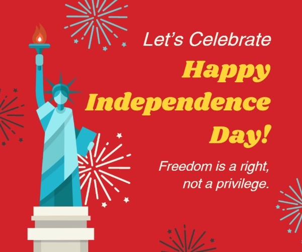 Independence Day Celebration Facebook Post
