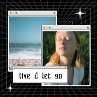 Black Live Let Go Quote Photo Collage (Square)