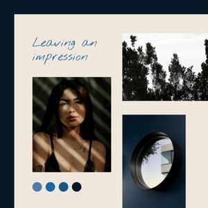 fashion, style, trends, Leaving An Impression Photo Collage (Square) Template
