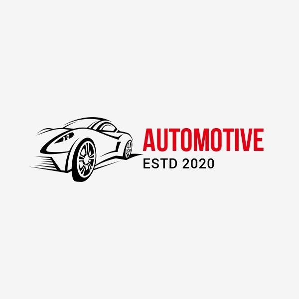 car logo,  car, icon, White Modern Automotive Company Logo Template