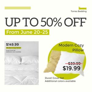 quilt, pillow, living, White And Green Bedding Homeware Sale Instagram Post Template