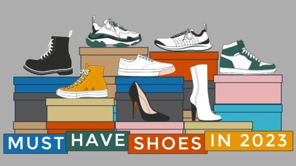 style, trend, shoes, Fashionable Shoe Recommendation Youtube Thumbnail Template