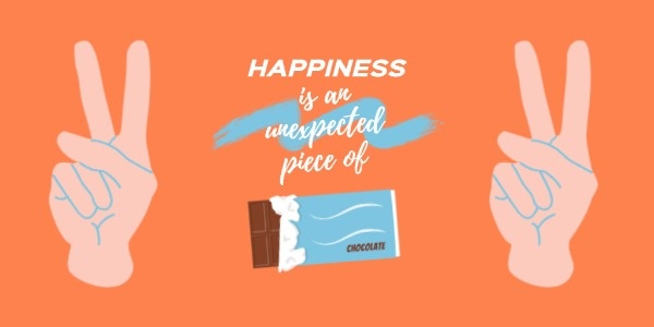 Happiness Inspiration Twitter Post