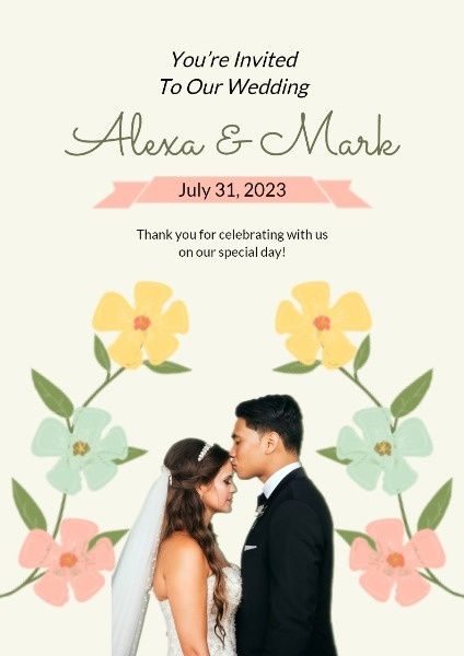 wedding, marry, couple, Welcome You Poster Template